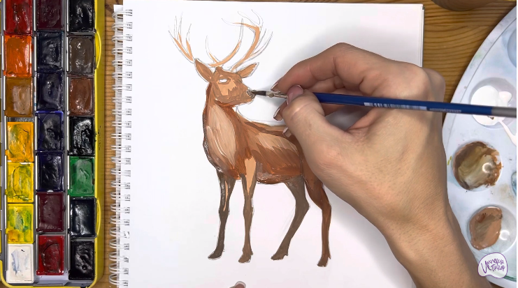 Рисуем Олень