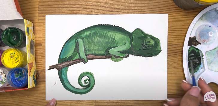 Рисуем Хамелеон