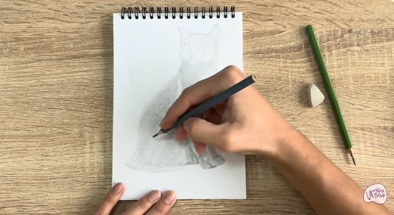 Рисуем Бурманский кот Рисуем Бурманский кот