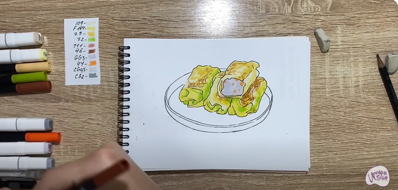 Рисуем Голубцы