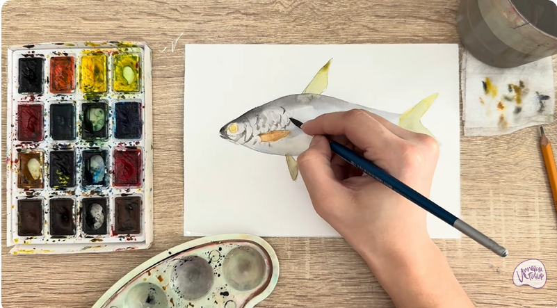 Рисуем Белоглазка