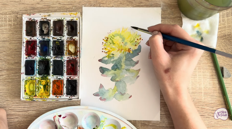 Рисуем Радиола розовая