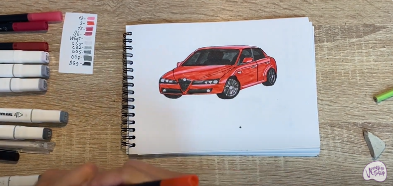 Рисуем Alfa Romeo
