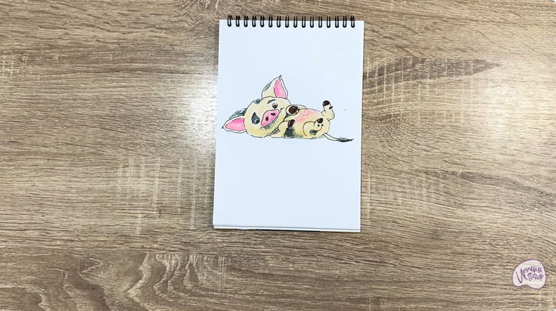 Рисуем Пуа из "Моана"