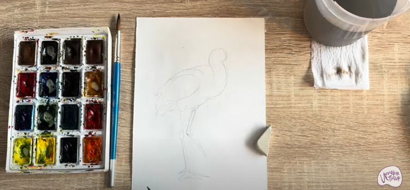 Рисуем Колпица Рисуем Колпица