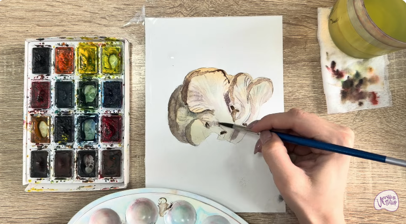 Рисуем Вешенки