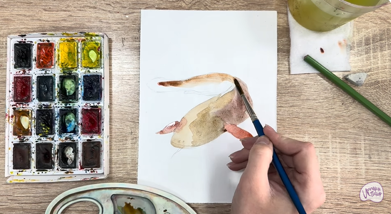 Рисуем Налим