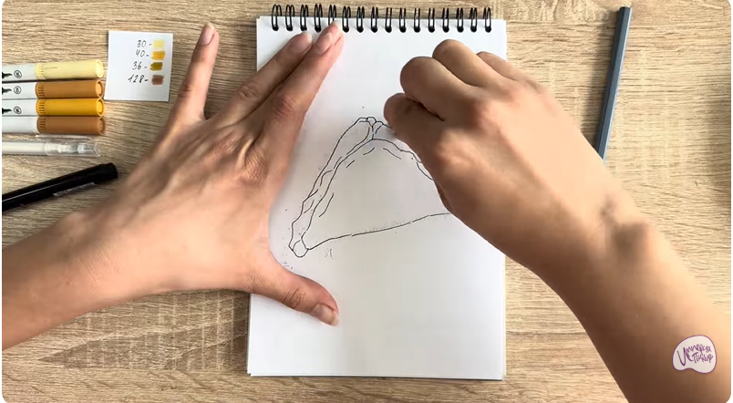 Рисуем Эчпочмак