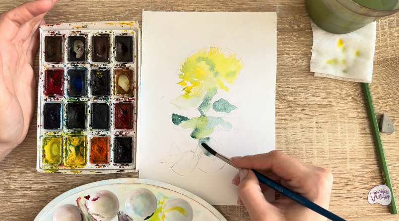 Рисуем Радиола розовая