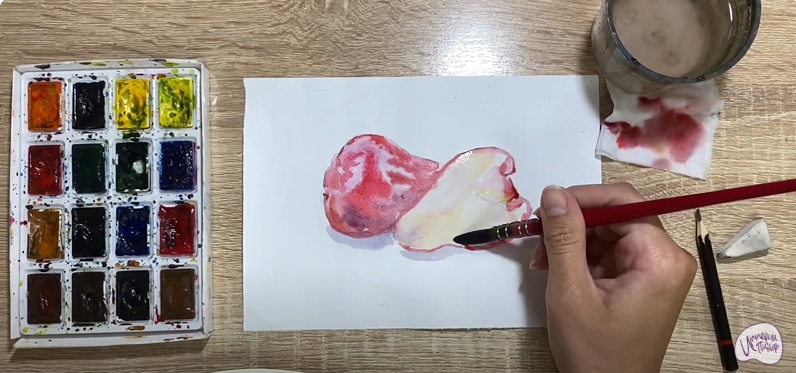 Рисуем Яванское яблоко