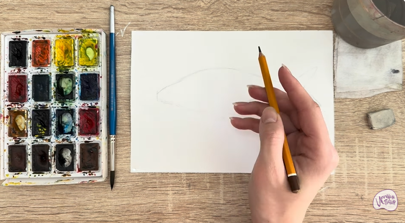 Рисуем Белоглазка