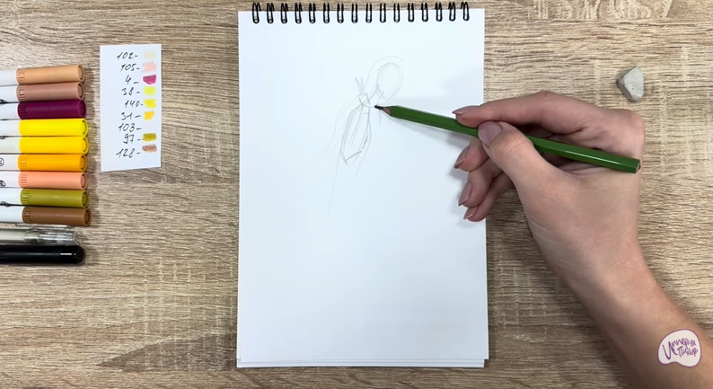 Рисуем Хани Лемон из "Город героев"