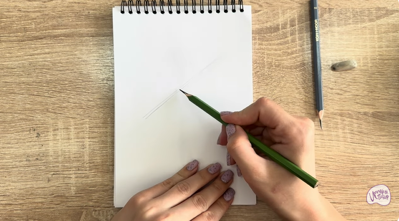 Рисуем Невидимка для волос