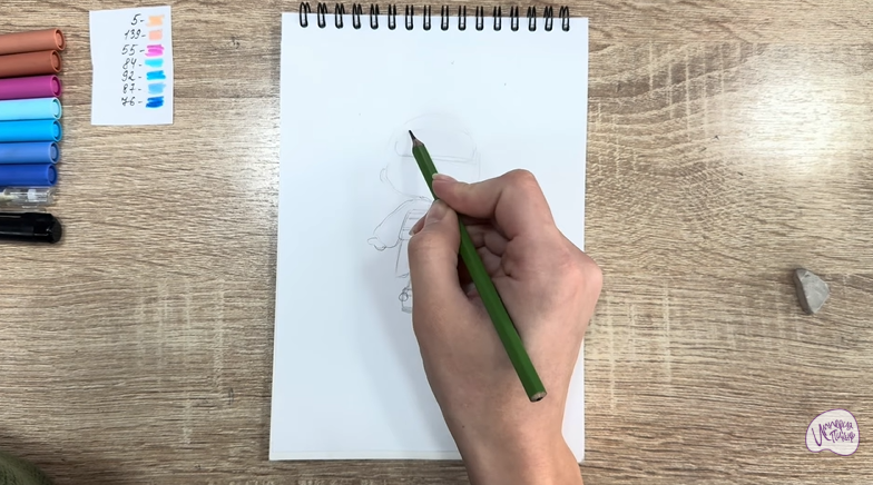 Рисуем Рори Блуберри