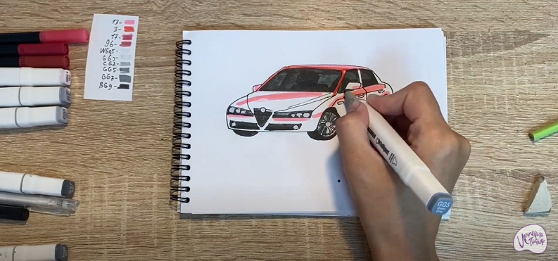 Рисуем Alfa Romeo