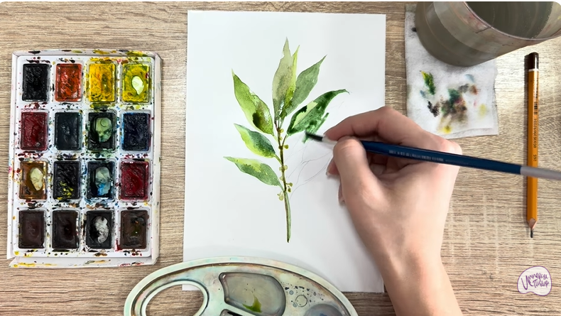 Рисуем Лавровый лист