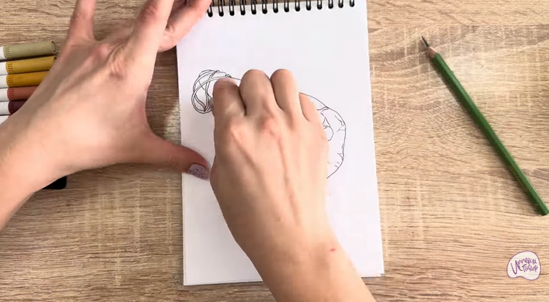 Рисуем Окорок