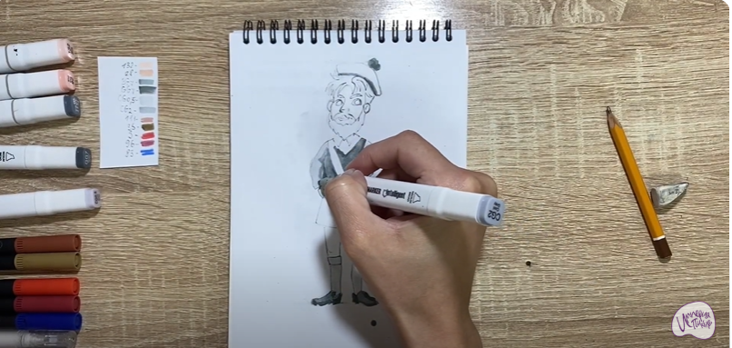 Рисуем Шотландец