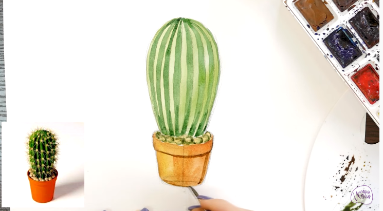 Рисуем Кактус