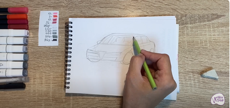 Рисуем Alfa Romeo