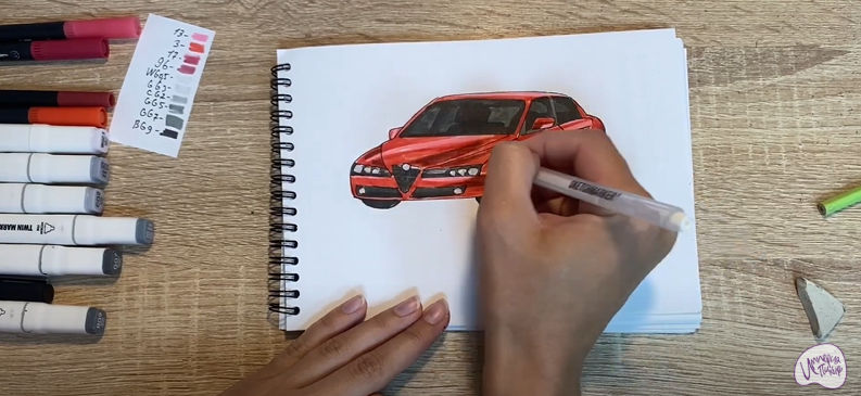 Рисуем Alfa Romeo