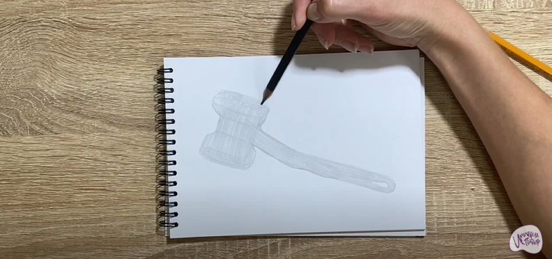 Рисуем Молоток для отбивания мяса