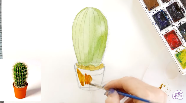 Рисуем Кактус