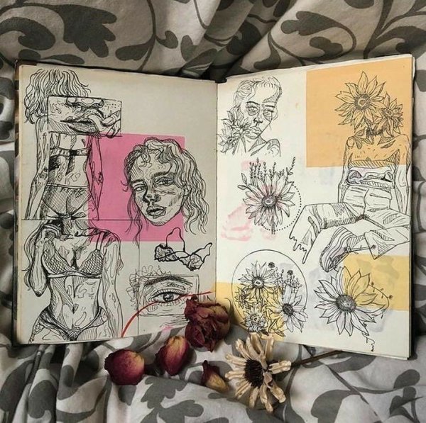 Рисуем Эстетические скетчбуки