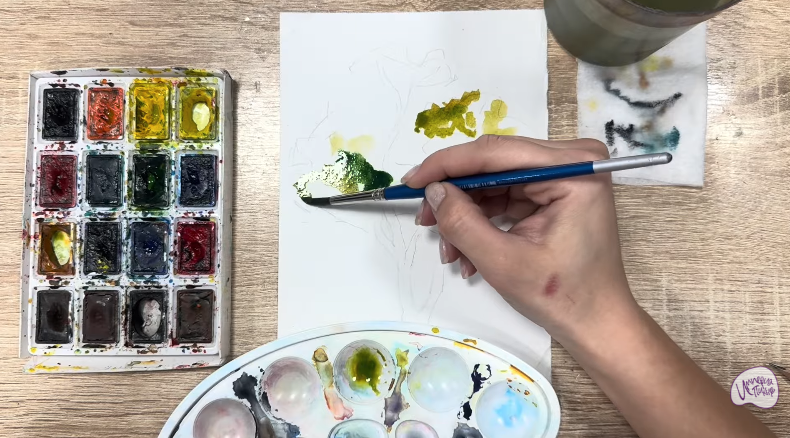 Рисуем Бархат амурский