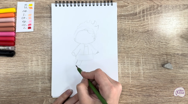 Рисуем Эмбер Синнамон