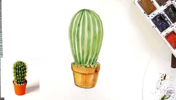 Рисуем Кактус