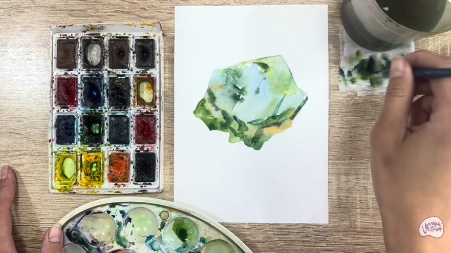 Рисуем Хризоберилл
