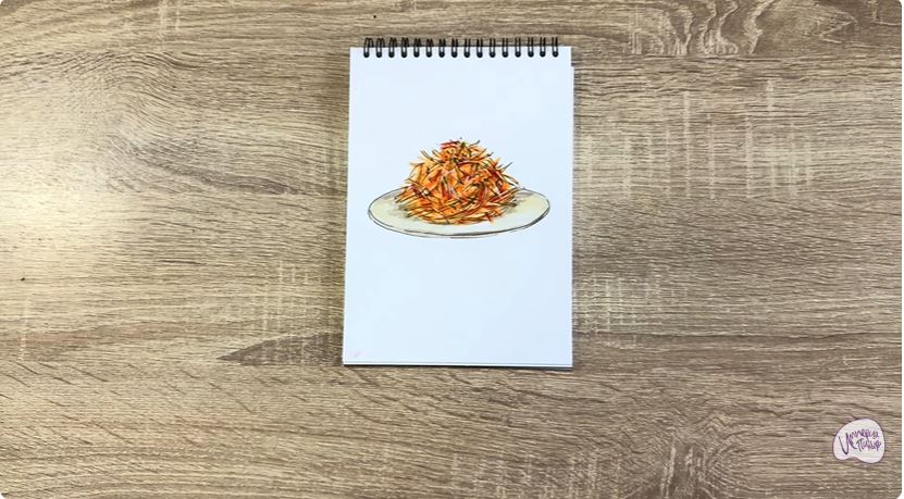 Рисуем Морковь по-корейски Рисуем Морковь по-корейски