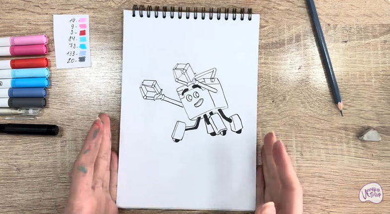 Рисуем Тяга из "Живой гараж"