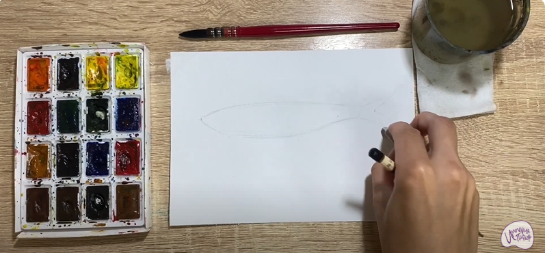 Рисуем Салака