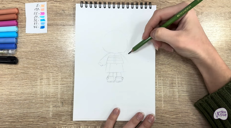 Рисуем Рори Блуберри