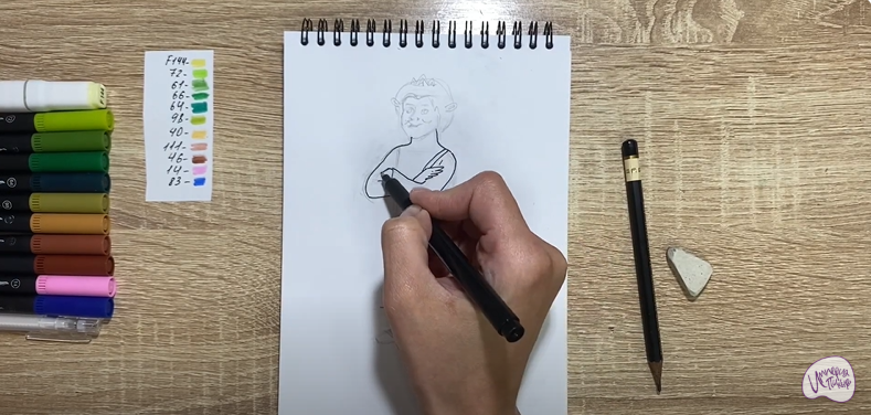 Рисуем Принцесса Фиона из "Шрека"