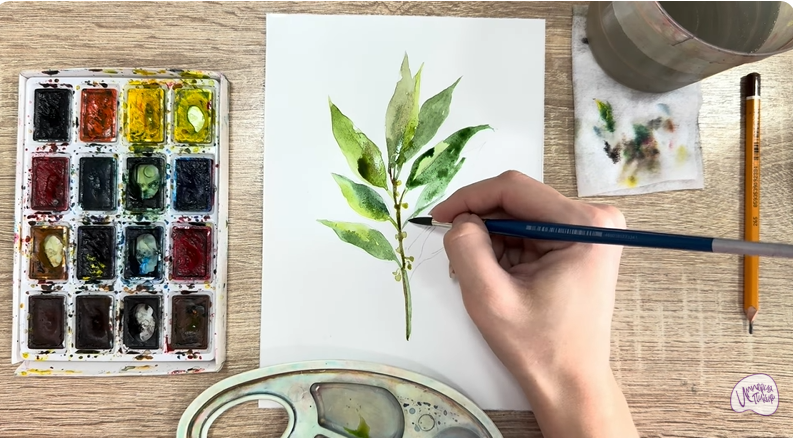 Рисуем Лавровый лист