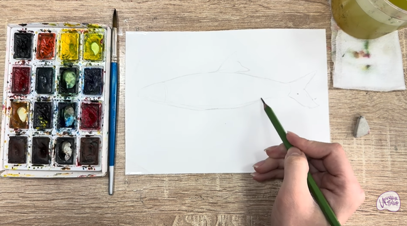 Рисуем Подуст