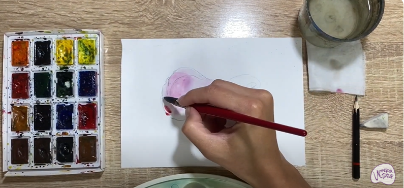 Рисуем Яванское яблоко