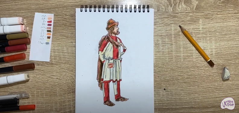 Рисуем Славянин