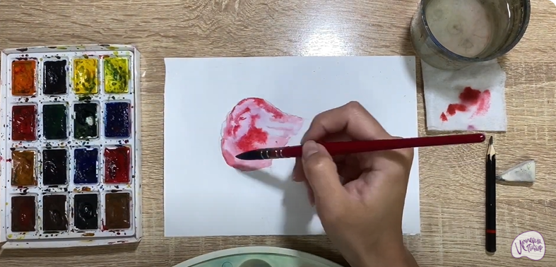 Рисуем Яванское яблоко