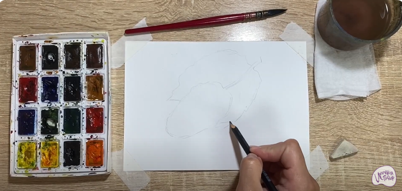 Рисуем Шелковица