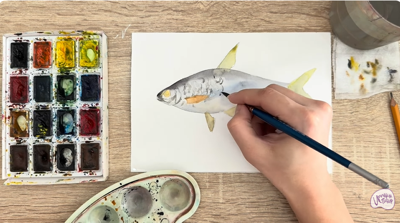 Рисуем Белоглазка