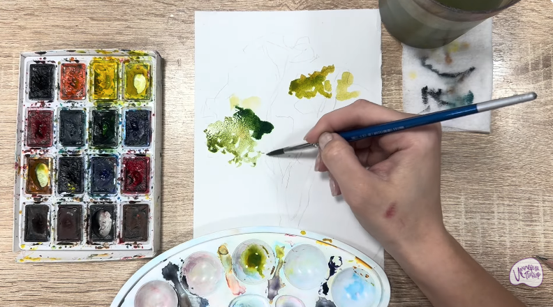 Рисуем Бархат амурский