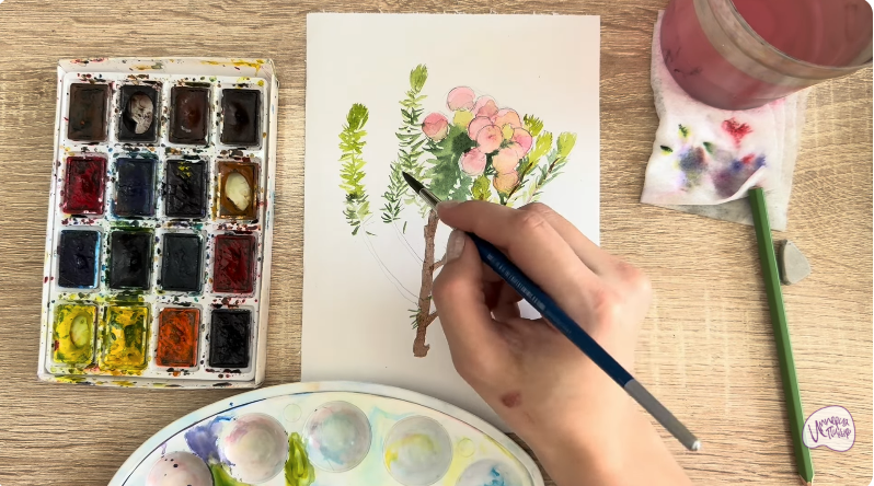 Рисуем Берцелия