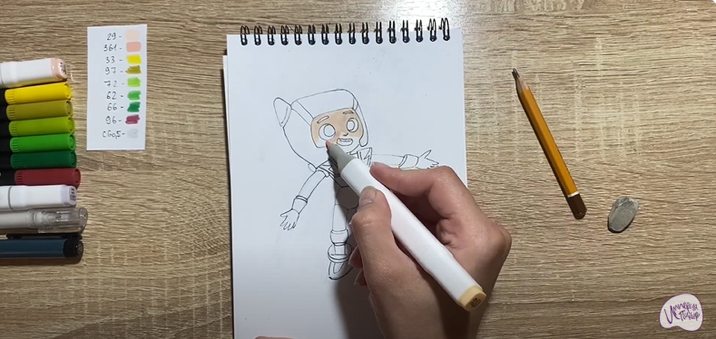 Рисуем Флай из "Геройчики"