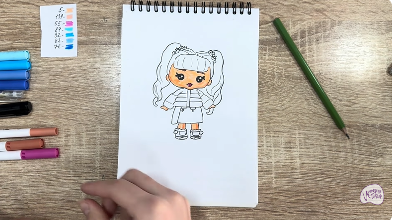 Рисуем Рори Блуберри