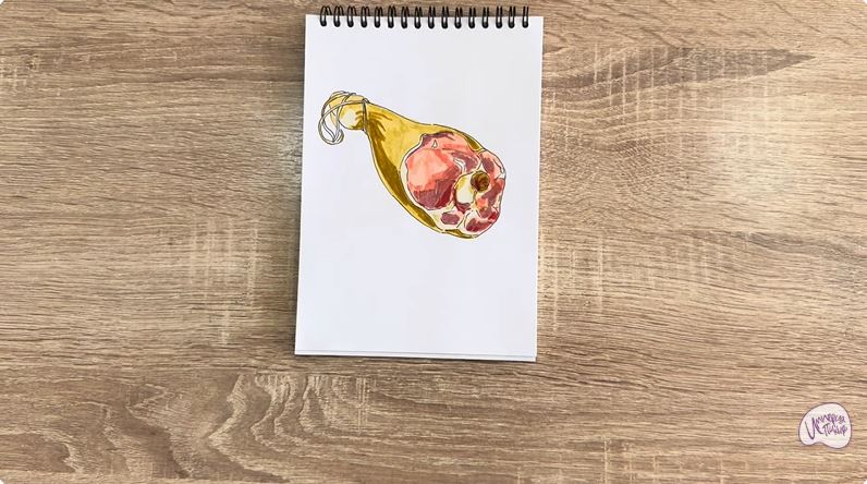 Рисуем Окорок