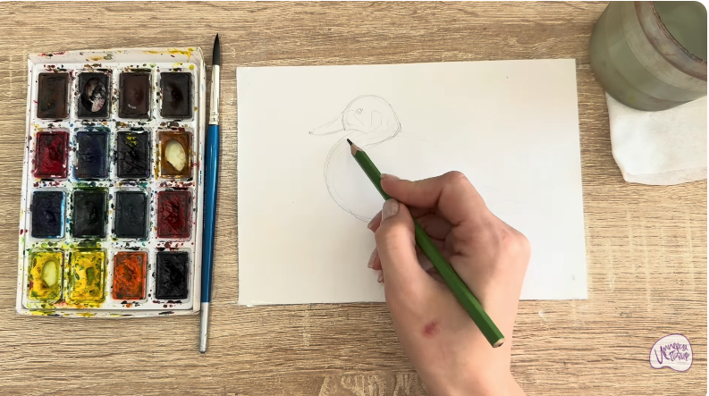 Рисуем Чирок-клоктун